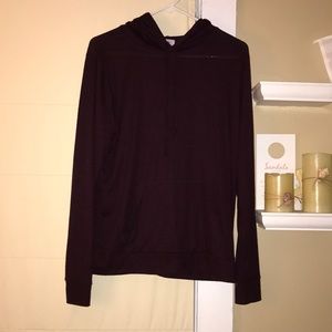 Old Navy Maroon Lightweight Hoodie